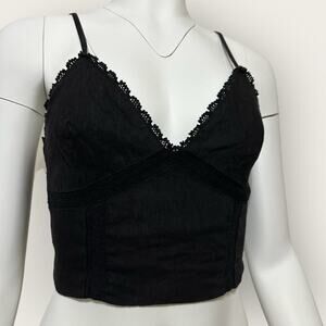 NWT | Jason Wu | Linen Cami Top | Black | Small